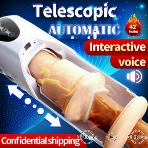 Newest Oral sex mouth Male Masturbator Automatic Heating Vibration Adults Cup man Vagina Anal Male Adult 18+ Sex Toys for Men