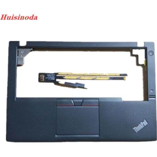 New Original for Lenovo ThinkPad X240 X250 C Cover Palmtop Three Touchpad Fingerprint Switch Board Cable Keyboard Frame 00HT390
