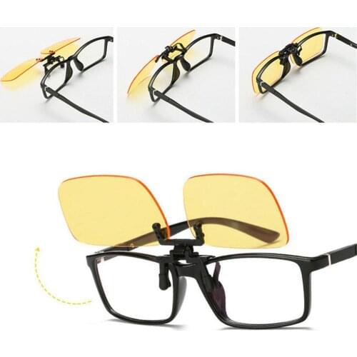 2021 New High Quality Unisex Clip On Blue Light Filter Blocking Office Computer Anti Blue Ray UV Strain Relief Glasses