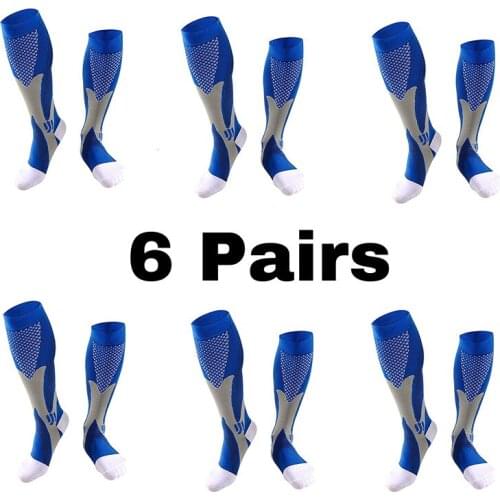 Wholesale Multi Pairs Compression Stockings Atheletic Soccer Stockings Fit Edema Diabetes Varicose Veins Outdoor Running Sports