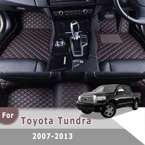 RHD Carpets For Toyota Tundra 2013 2012 2011 2010 2009 2008 2007 Car Floor Mats Auto Interior Accessories Rugs