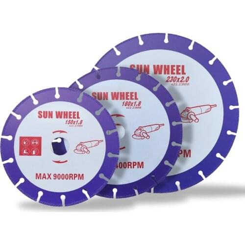 105-230mm Carbide Saw Blades 6600-12800RPM Diamond Wood Cutting Disk 1.3-2.0mm Thickness Grinder Cutter For Steel Metal Stone