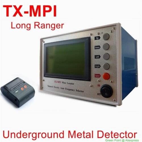 New Arrival TX-MPI Mine Locator Nataral Electric Auto Frequency Selector Long Range Underground Metal Detector