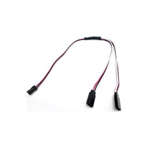 Long 30CM Y line futaba servo receiver extension cable universal HSP 02071 GT2B GT3B