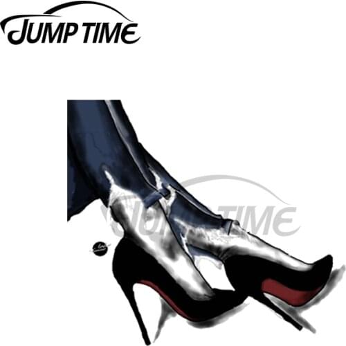 Jump Time 13 x 11.3cm For Ardorredsoles Scratch-Proof Sexy Car Stickers Car Accessories Decal Funny Motorcycle For JDM SUV RV