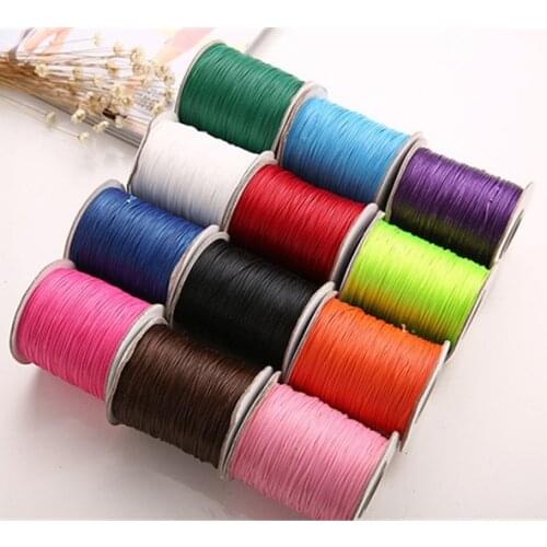0.5mm 170m/roll (200yard/lot) Mixed Color Waxed line Bead Cord Thread Line 15 Colors Jewelry Cord Jewelry Making