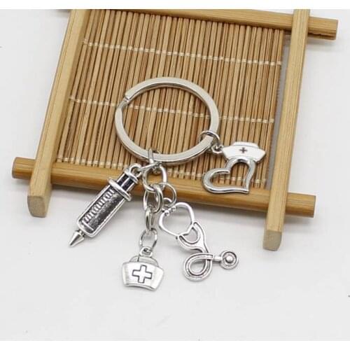 1 medical keychain nurse keychain graduation jewellery doctor gift graduation teacher gift