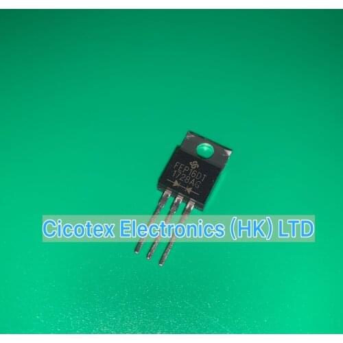10pcs/lot FEP16DT-E3/45 TO-220 FEP16DT FEP 16 DT DIODE ARRAY GP 200V 16A TO220AB FEP16DTE345 FEP16DT-E3-45