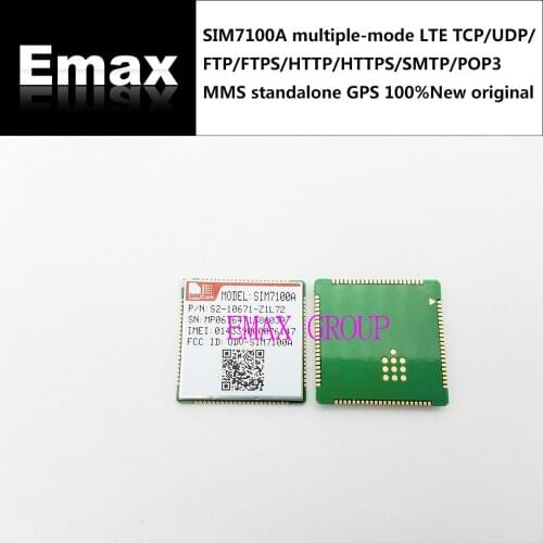 2PCS/LOT SIM7100A SMT TYPE multiple-mode LTE TCP/UDP/FTP/FTPS/HTTP/HTTPS/SMTP/POP3 MMS,standalone GPS