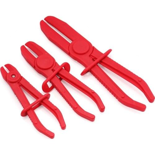 3Pcs/set Nylon Line Clamp Plier Hose Clamp Tool Set Brake Fuel Water Line Clamp Plier Hands Free Tool