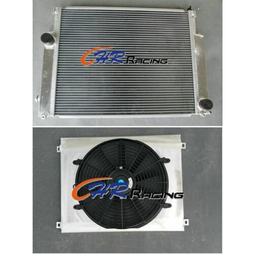 Aluminum radiator & shroud & fan for BMW E36 M3 Z3 325TD 320 323 328 manual