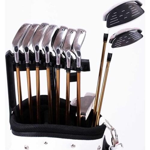 Golf Rod Holder PP Golf Club Storage Holder For 9 Rods Iron Club Holder Durable Useful Golf Stick Bracket For Golf Accessories