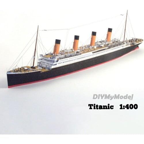 DIYMyModeI 1: 400 Titanic DIY Handcraft Paper Model Kit Handmade Toy Puzzles Gift Movie prop