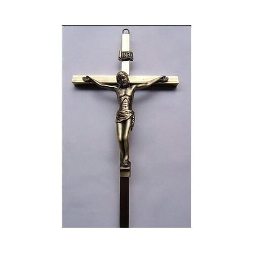 Europe and the United States foreign trade boutique bronze Jesus cross bitter pendant Catholic sacred Christian gifts