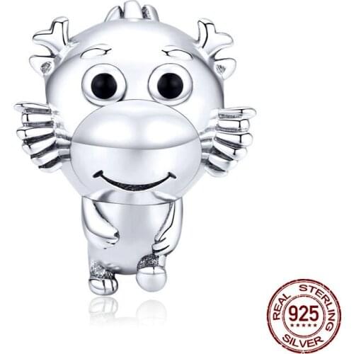 Fit bangle bracelet charm making 925 sterling silver original dragons people beads for women jewelry birthday gift accessories