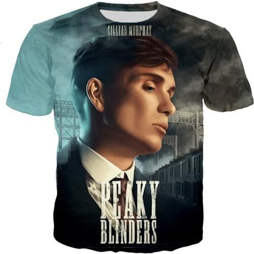 Peaky Blinders T Shirts Men And Women 3D Printed T-shirts Casual Harajuku Style Tshirt Fashion Cool Hip Hop Oversized Tops