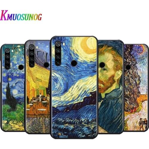 Van Gogh Oil Painting Illustration For Xiaomi Redmi Note 4 4X 5 5A 6 7 8 8T 9S/T 10 10S 5G Global version Por Max Phone Case