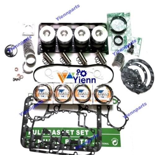 V2403 Engine Kit With Direction Piston For Kubota Diesel Engine Overhaul Rebuild Kit Piston Ring Bearing Full Gasket Set
