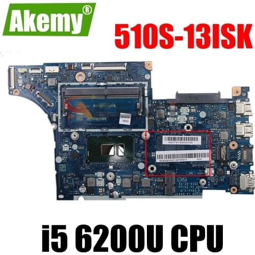 LA-D441P motherboard is suitable for Lenovo 510S-13ISK notebook motherboard CPU i5 6200U DDR4 100% test work