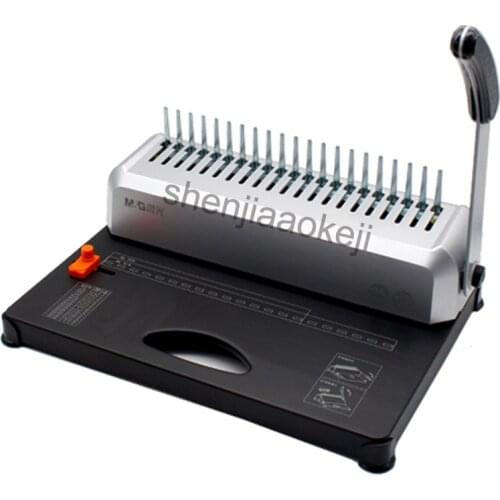 A4 Paper Binding Machine Puncher Binder 21 Holes Binding Machine 12 Sheets Punching and Binding Office Home Tools A4, A5