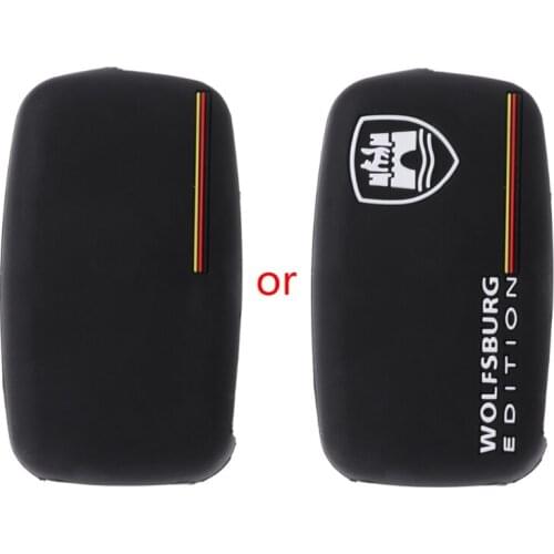 2021 New Silicone Car Key Fob Cover Case WOLFSBURG Emblem For Tiguan