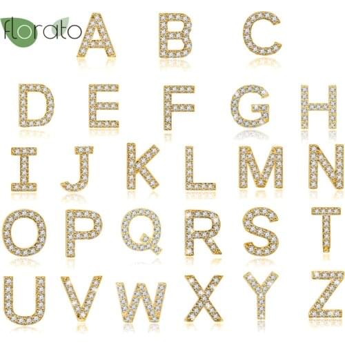 A-Z Alphabet Initial Letter Jewelry Genuine 925 Silver Ear Needle Earrings For Women Zircon A~Z 26 English Letters Stud Earring