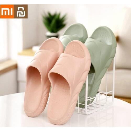 XIAOMI YOUPIN Slippers Women Thick Platform Women Indoor Bathroom Slipper Soft Anti-slip Summer Home Floor Slides Ladies Men