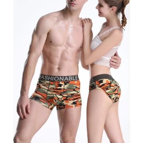 Couple Underwear Men And Women Cotton Youth lovers Underpants male underwear briefs female panties Sweetheart s lovers underwear