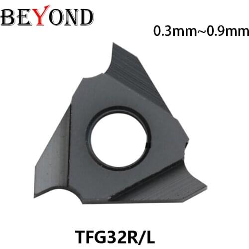 BEYOND TGF32R TGF32R030 TGF32R040 TGF32R050 TGF32R060 TGF32R070 TGF32R080 TGF32R090 Shallow grooved triangular Insert Carbide
