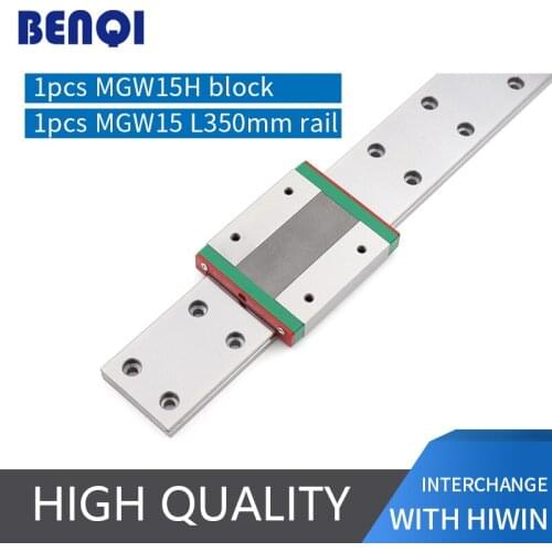 High quality guide rail MGW15-L350mm + block MGW15H