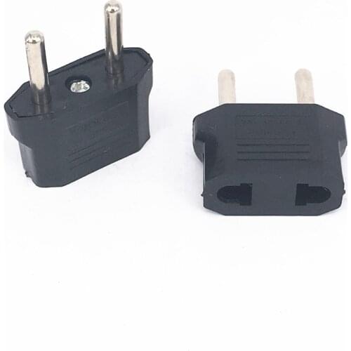High quality US/USA to European Euro EU 2 Round Pin Plug Socket Travel Charger Adapter Plug Outlet Converter Adapter