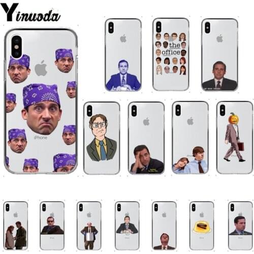 Michael Scott The Office Funny Humor 5 Novelty Fundas Phone Case Cover for iPhone 11 pro XS MAX 8 7 6 6S Plus X 5 5S SE XR cover