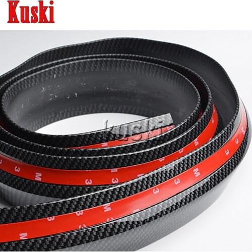 2.5m Car Front Chin Spoiler Stickers For Jeep Renegade Wrangler JK Grand Cherokee Compass Buick Excelle Encore Accessories