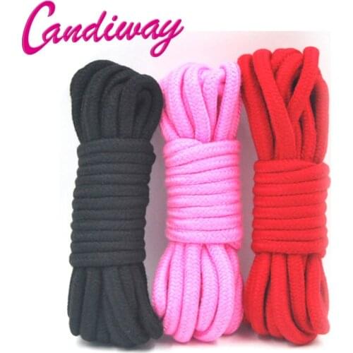5M&10M Adult Games Sex Toys Rope Provocative Alternative Supplies of Cotton Tied Rope Bondage Comfortable rope not hurt the body