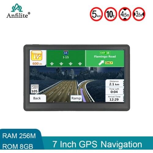 7 inch capacitive screen 800MHZ car truck gps Navigation DDR3 256M 8GB FM Transmitter CE 6.0 800*480 MTK vehicle GPS navigator