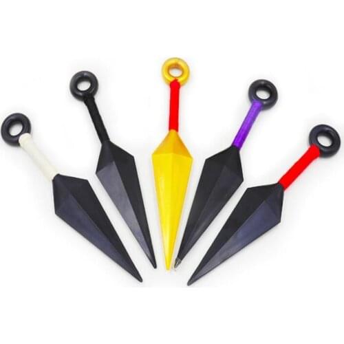 Anime Naruto Ninja Uzumaki Kunai Shuriken Throwing Weapon Props Cosplay Toy A758