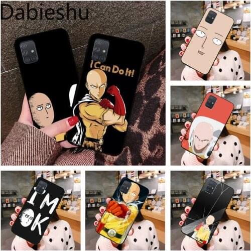 Anime One Punch Man Soft black Phone Case For Samsung Galaxy A21S A01 A11 A31 A81 A10 A20 A30 A40 A50 A70 A80 A71 A51