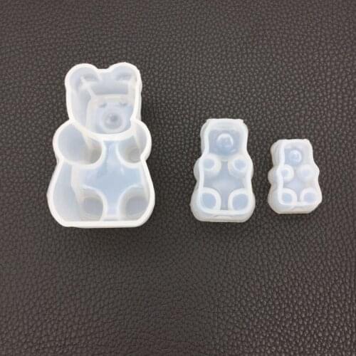 Different Bear Sugar Molds Expoxy Resin Jewelry Mold for Making Jewelry Pendant Pendant Tools