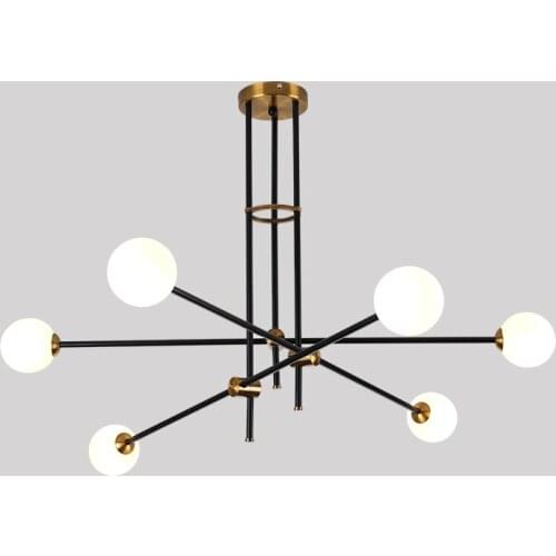 Modern crystal glass ball led light chandeliers ceiling bathroom fixture design lamp living room decoration bedroom