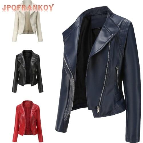 Женские кожаные куртки JPQFrankoy China At AliExpress