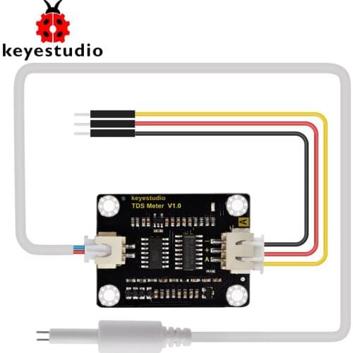 Keyestudio TDS Meter V1.0 Board module Water Meter Filter Measuring Water Quality for Arduino,Raspberry pi,BBC micro:bitunor3