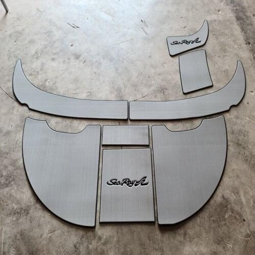 2004 SeaRay 240 Swim Step & Cockpit Pad Boat EVA Teak Decking 1/4" 6mm