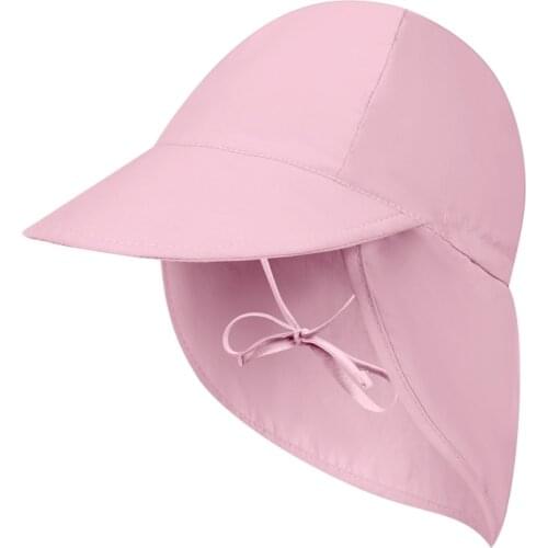 Baby Summer Sun Hat Children Outdoor Neck Ear Cover Anti UV Protection Beach Caps Kids Boy Girl Swimming Flap Caps New