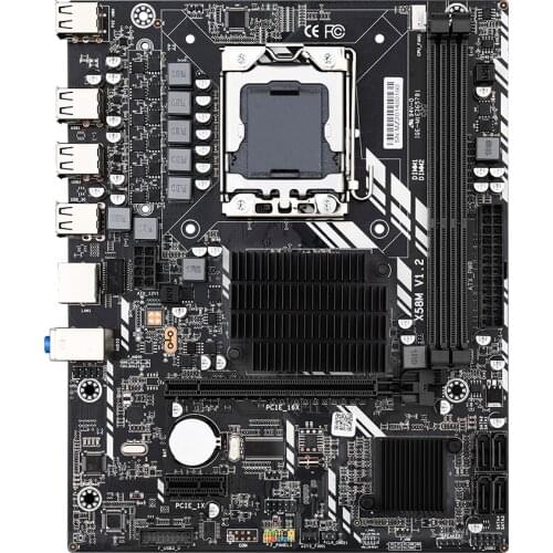 X58 DELUXE Motherboard X58 For Intel LGA 1366 DDR3 1066/1333MHz 32GB SATA2.0 USB2.0 ATX LGA1366 Mainboard