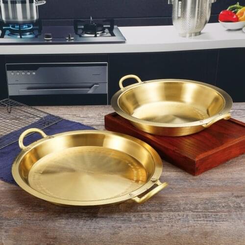 Copper plate, pure copper, copper chicken plate, brass ears, hammered, spicy chicken basin, copper utensils, manual hammer plate