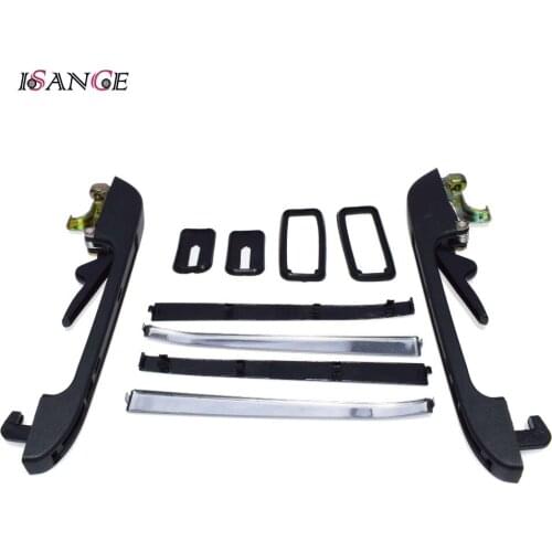 ISANCE Outside Door Handles 191837205A 191837206A Rear Right / Left For VW Golf Jetta Quantum Rabbit Scirocco 80-92