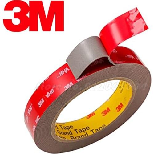 3M Double Sided Tape For Outdoor Car VHB Strong Sticky Adhesive Anti-Temperature Waterproof Office Decor Thickness 0.8mm Home