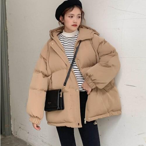 2021 New Hooded Parka Fashion Winter Jacket Women Casual Thick Oversize Coat Female Office Lady Versatile Comfortable Keep Warm