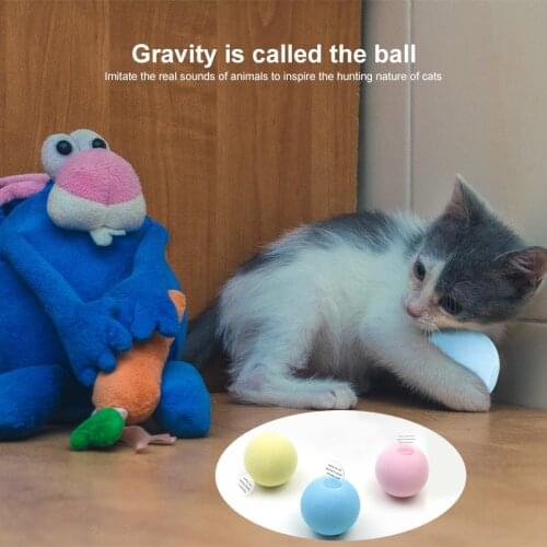 New Cat Interactive Toys Pet Supplies Gravity Ball Insect Bird Calling Cute Cat Toys Wool Ball Sounding Catnip Toys Wholesale