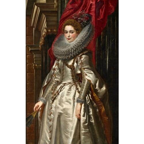 Peter Paul Rubens Marchesa Brigida Spinola Doria Giclee Art Film Print Silk Poster Home Wall Decor 24x36inch